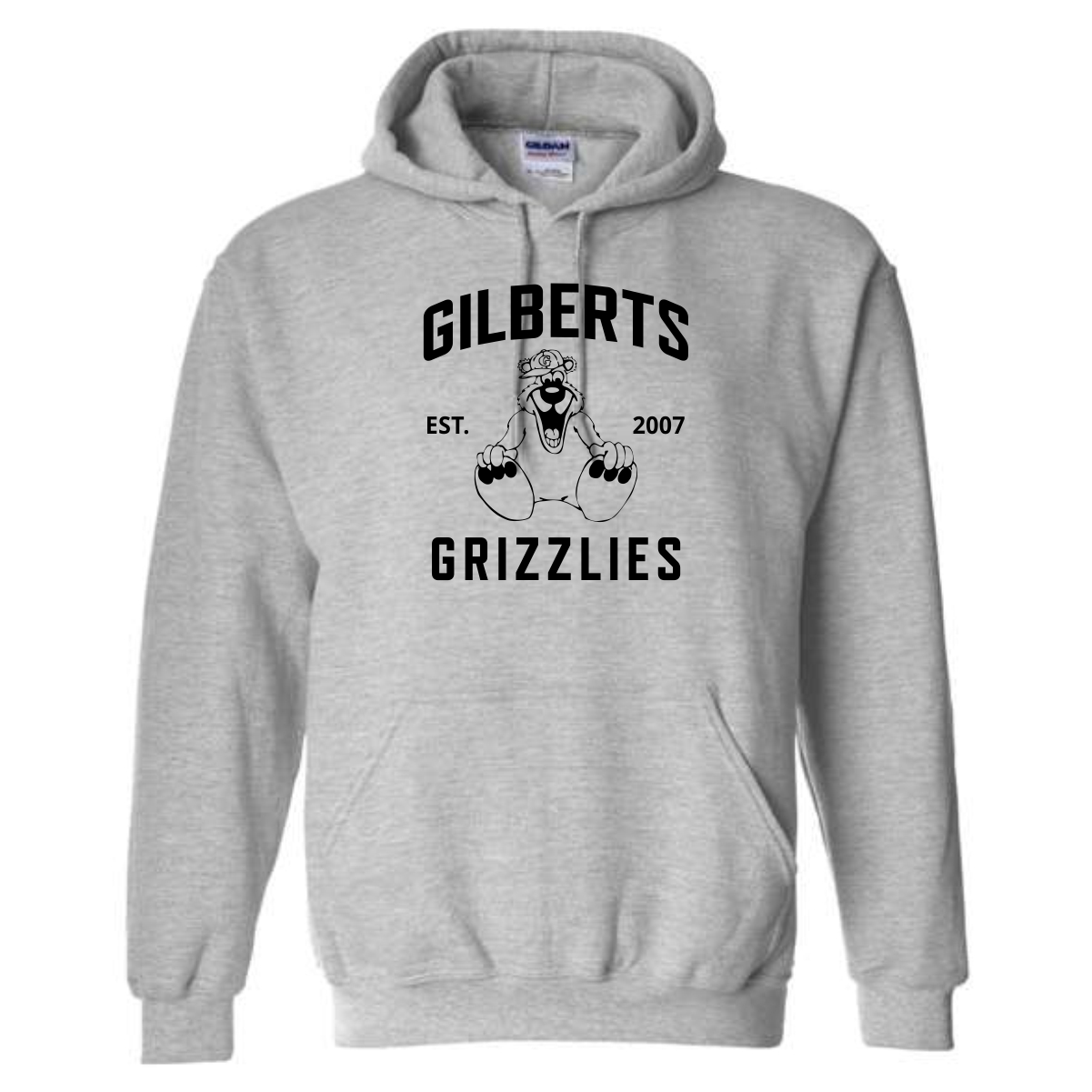 Gilberts Elementary School Adult Hooded Sweatshirt with Logo 1 - Image 4