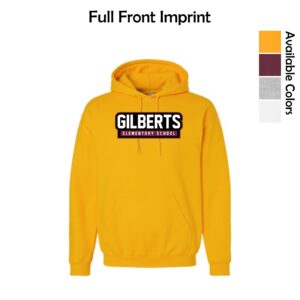 Gilberts Elementary School Adult Hooded Sweatshirt with Logo 2