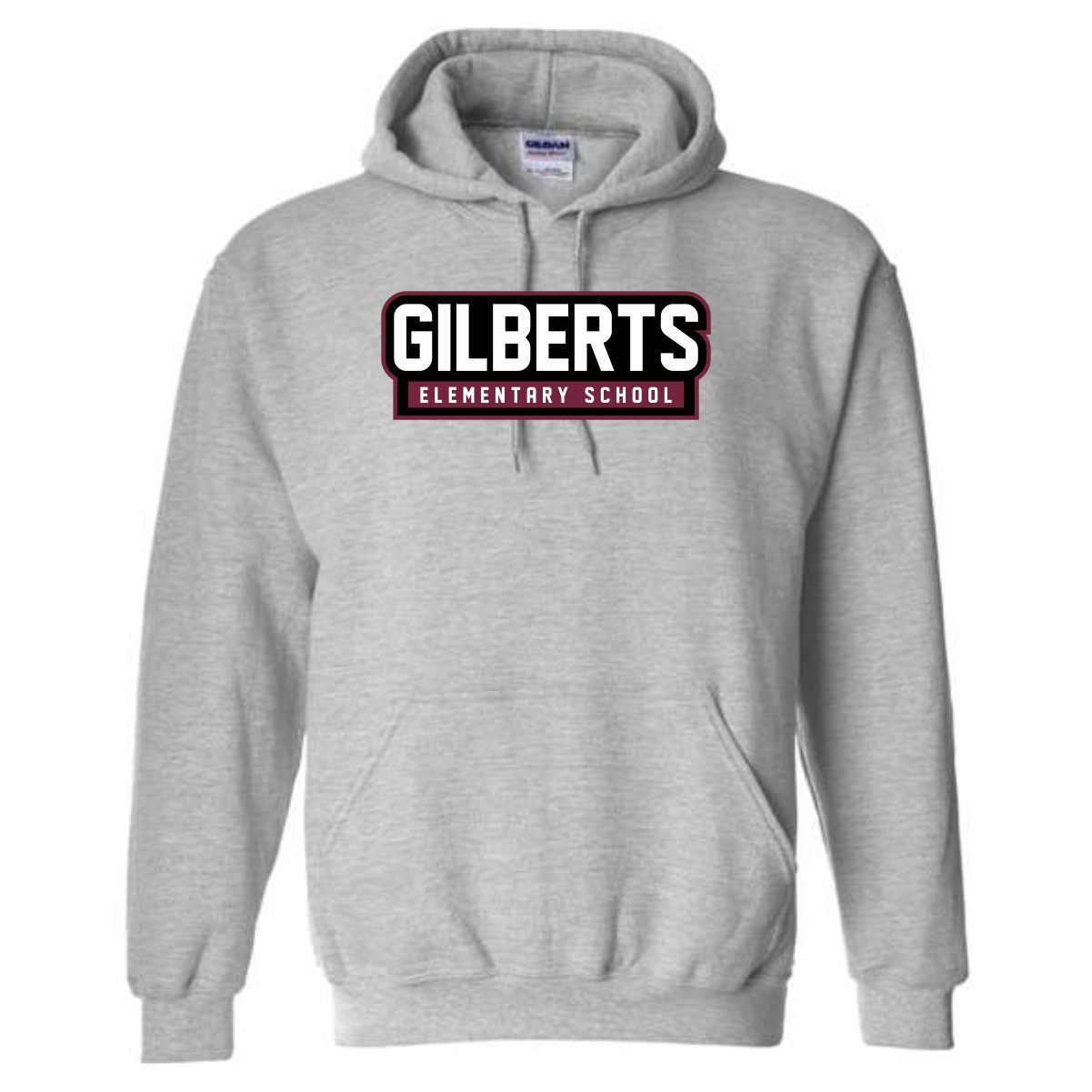 Gilberts Elementary School Adult Hooded Sweatshirt with Logo 2 - Image 4