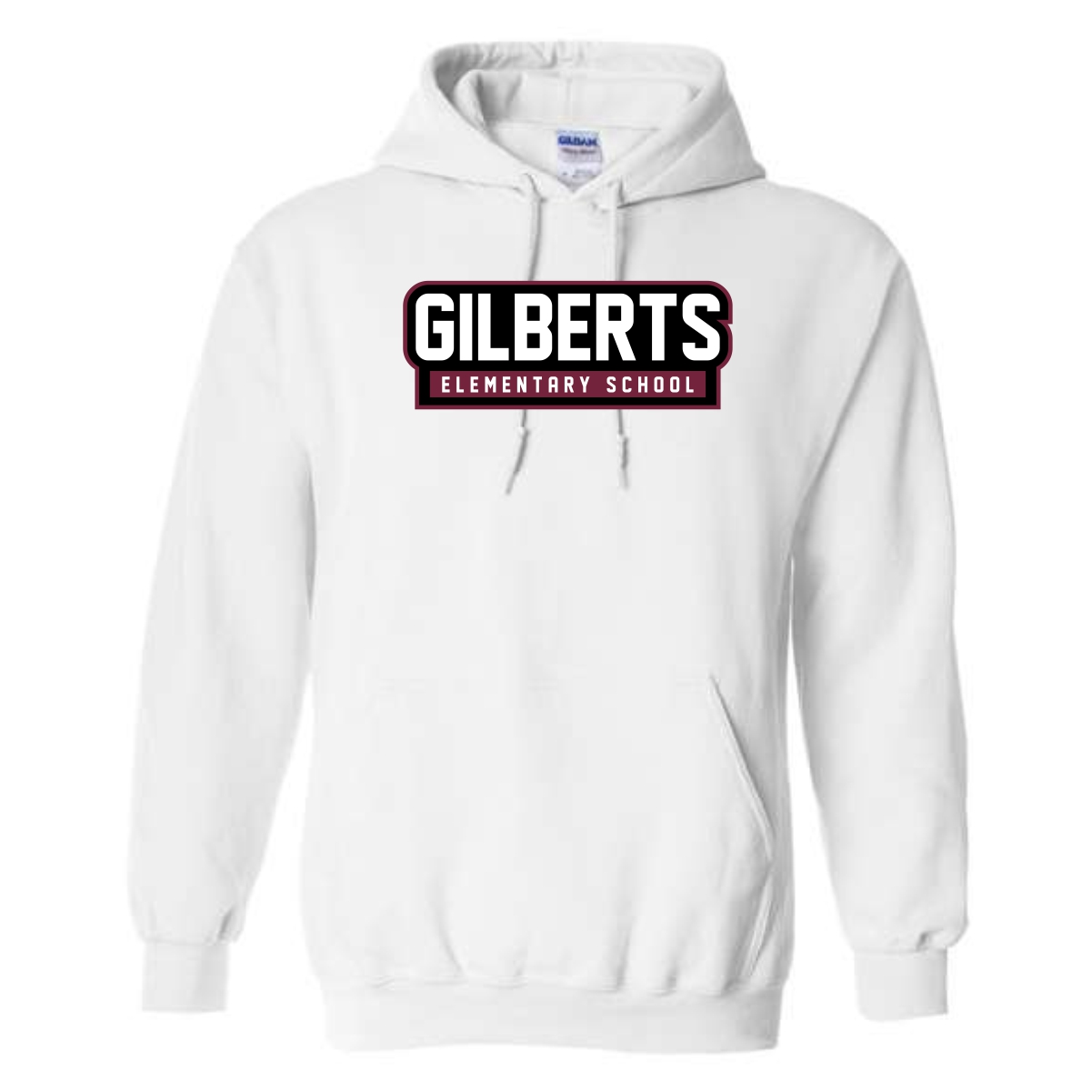 Gilberts Elementary School Adult Hooded Sweatshirt with Logo 2 - Image 5