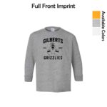 Gilberts Elementary School Youth Long Sleeve T-Shirt with Logo 1