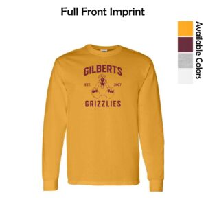 Gilberts Elementary School Adult Long Sleeve T-Shirt with Logo 1