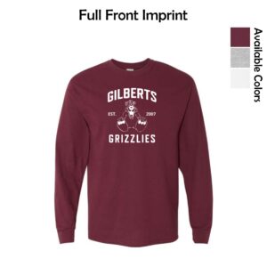 Gilberts Elementary School Adult Long Sleeve T-Shirt with Logo 1