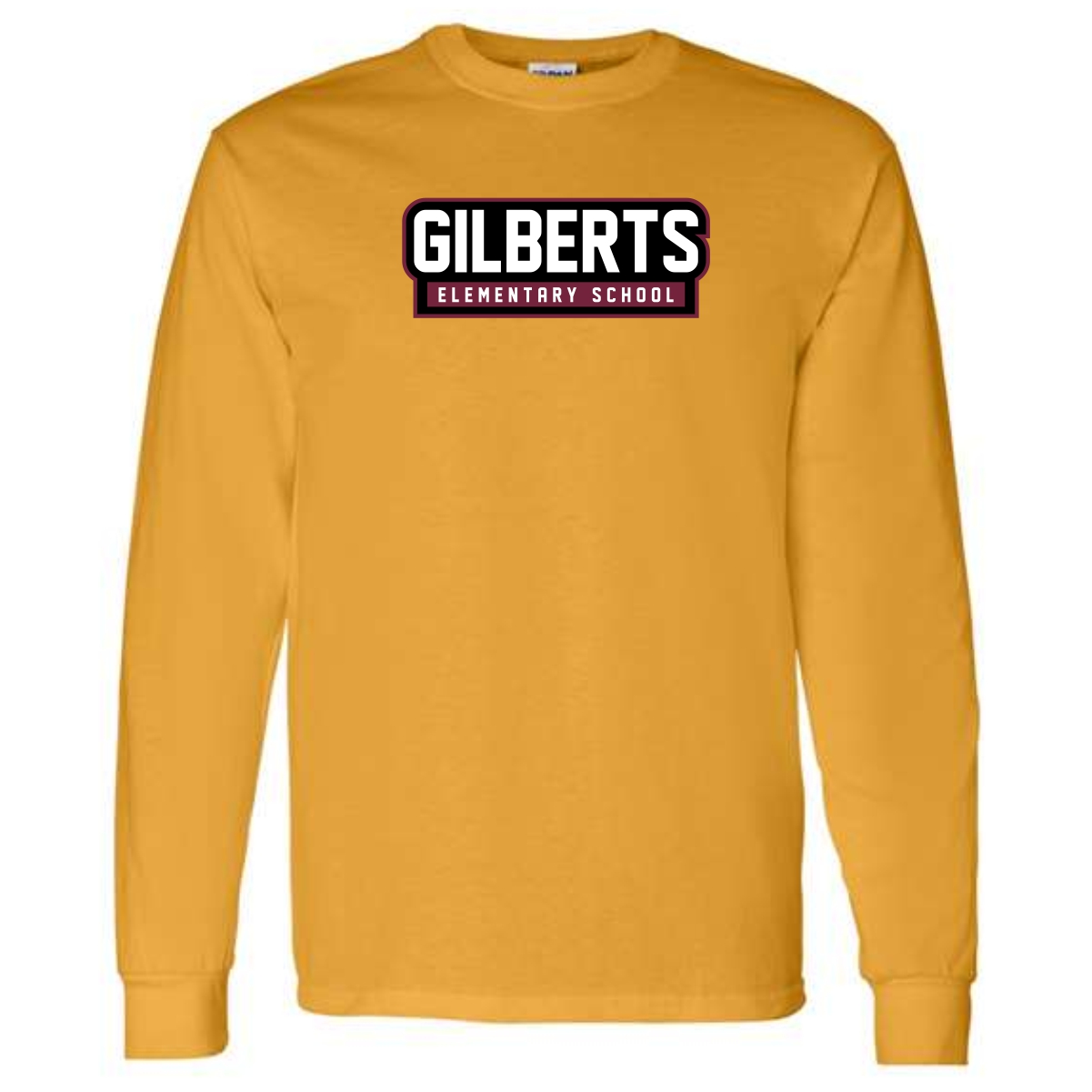 Gilberts Elementary School Adult Long Sleeve T-Shirt with Logo 2 - Image 2