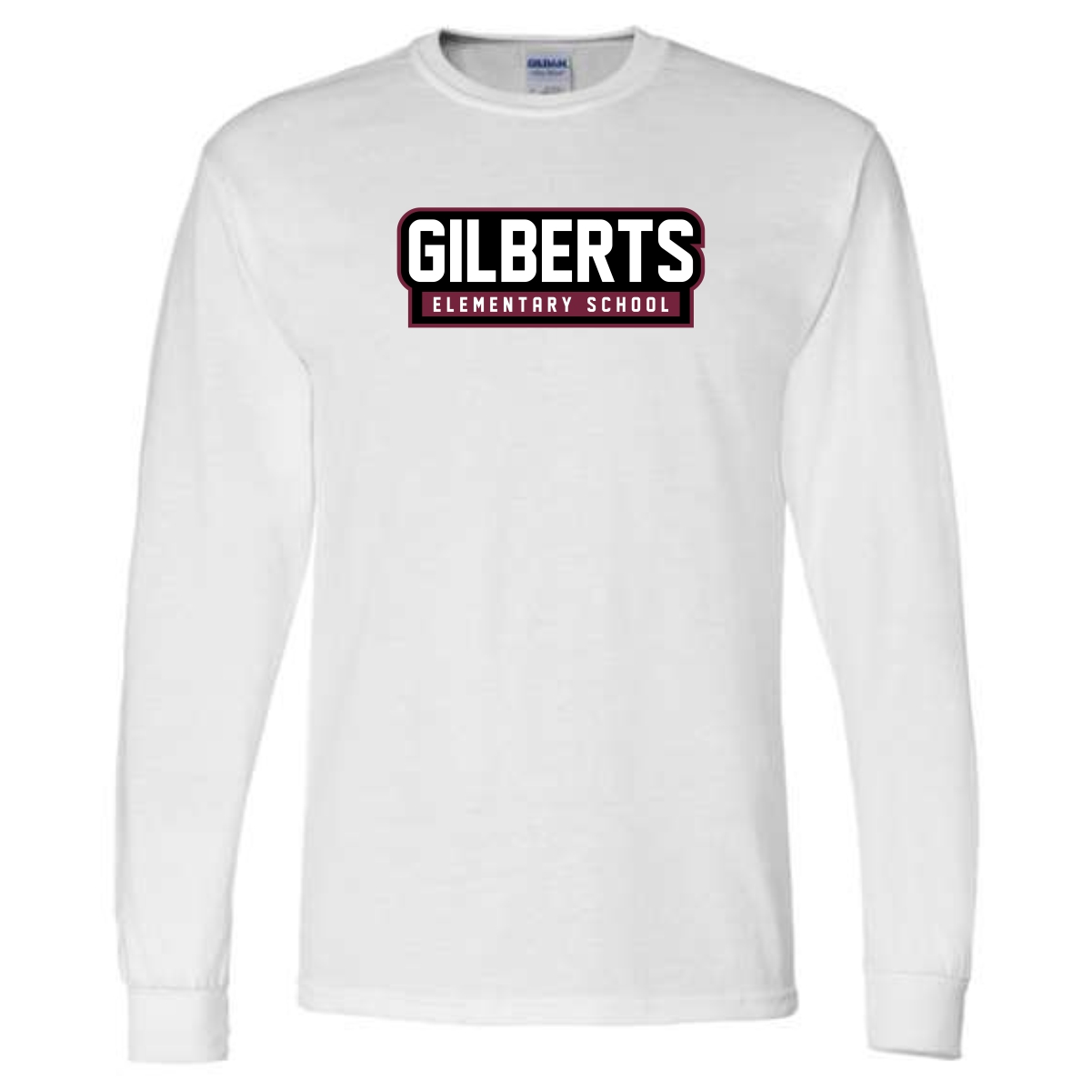 Gilberts Elementary School Adult Long Sleeve T-Shirt with Logo 2 - Image 5