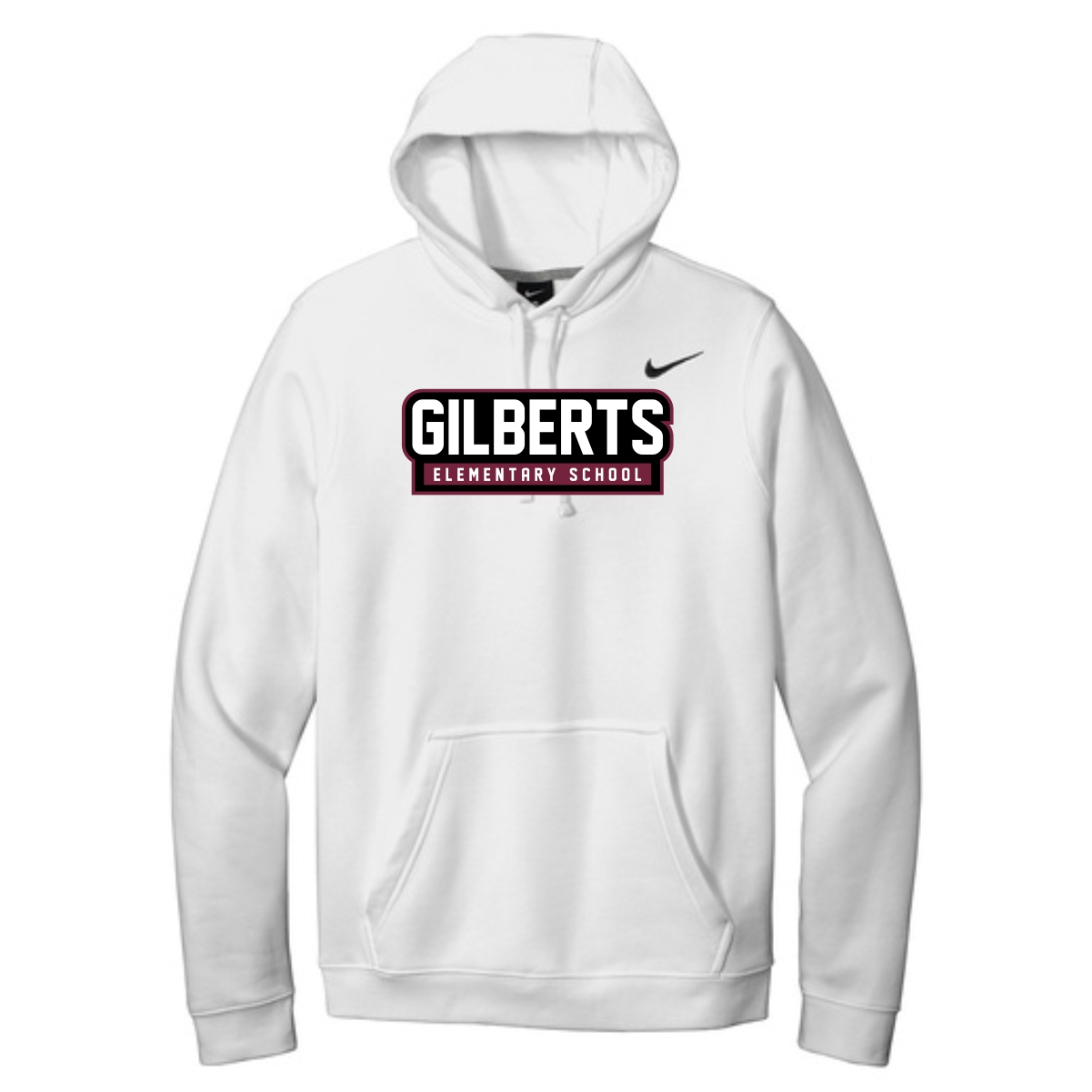 Gilberts Elementary School Adult Nike Hoodie with Logo 2 - Image 4