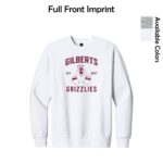 Gilberts Elementary School Adult District Heavyweight Fleece Crew (Oversized fit) with Logo 1