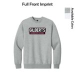 Gilberts Elementary School Adult District Heavyweight Fleece Crew (Oversized fit) with Logo 2