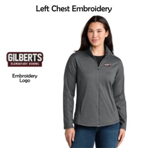 Gilberts Elementary School Ladies Eddie Bauer Full-Zip with Embroidery