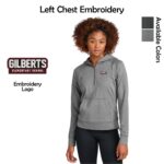 Gilberts Elementary School Ladies 1/2-Zip Hoodie with Embroidery
