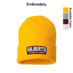 Gilberts Elementary School Solid Cuffed Beanie