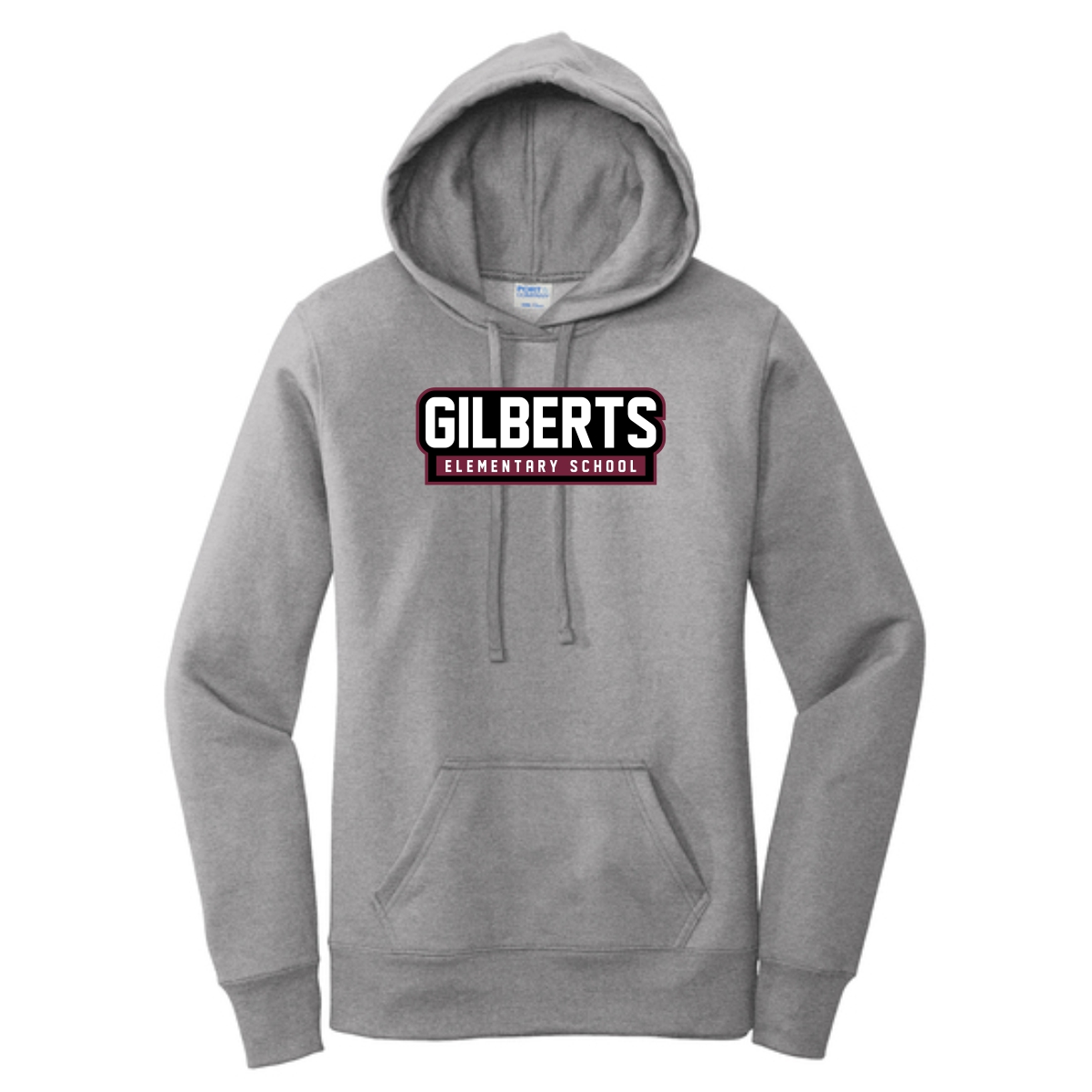 Gilberts Elementary School Ladies Pullover Hooded Sweatshirt with Logo 2 - Image 2