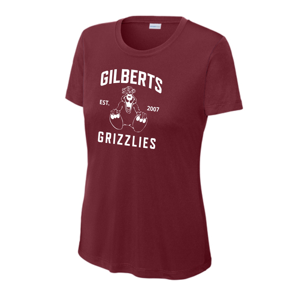 Gilberts Elementary School Ladies Performance Tee with Logo 1 - Image 3