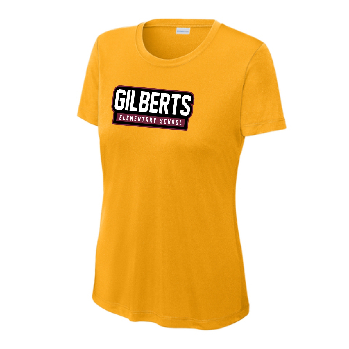 Gilberts Elementary School Ladies Performance Tee with Logo 2 - Image 2