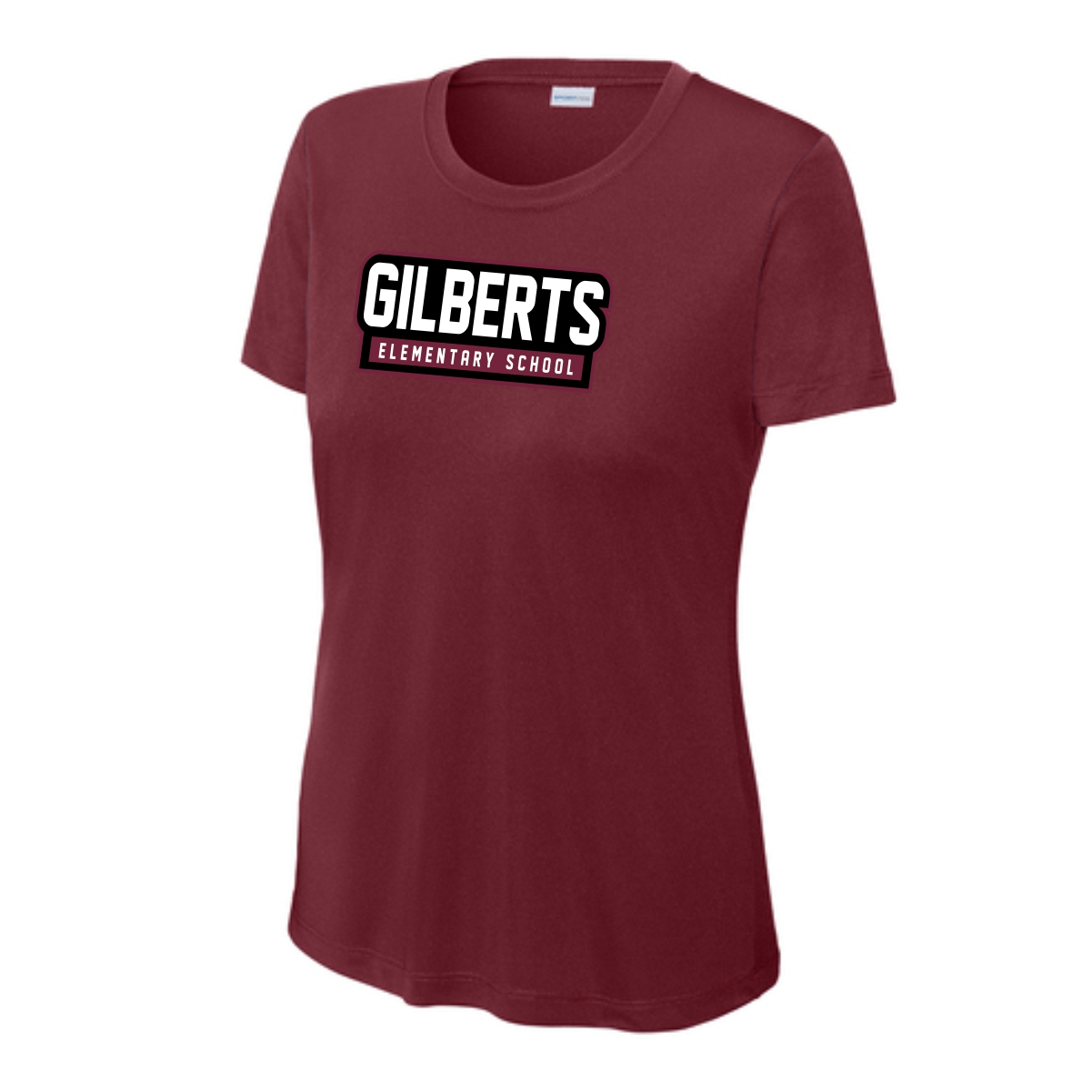 Gilberts Elementary School Ladies Performance Tee with Logo 2 - Image 3
