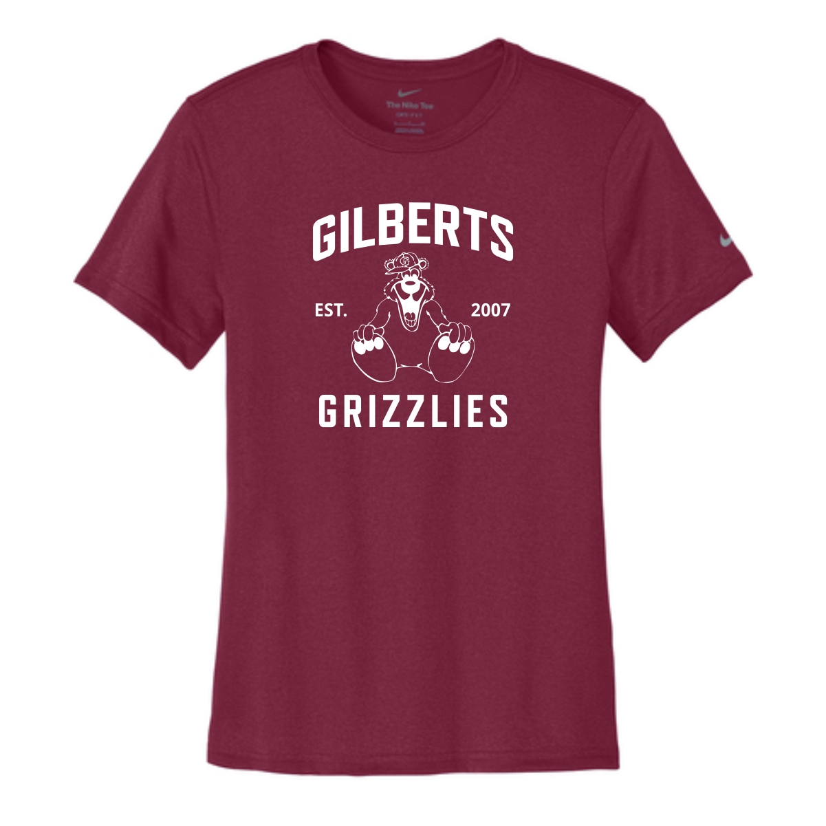 Gilberts Elementary School Ladies Nike Performance Tee with Logo 1 - Image 3