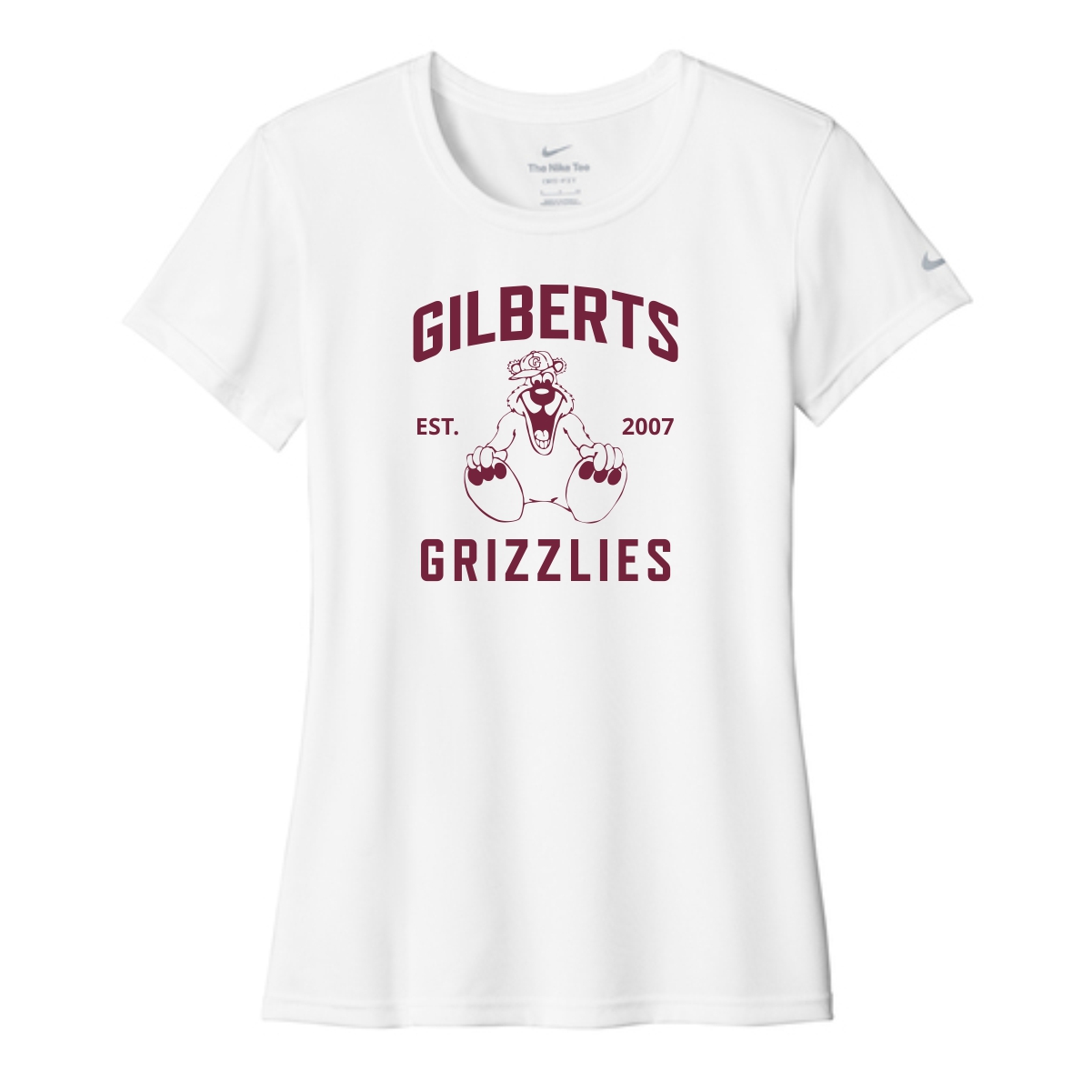 Gilberts Elementary School Ladies Nike Performance Tee with Logo 1 - Image 4