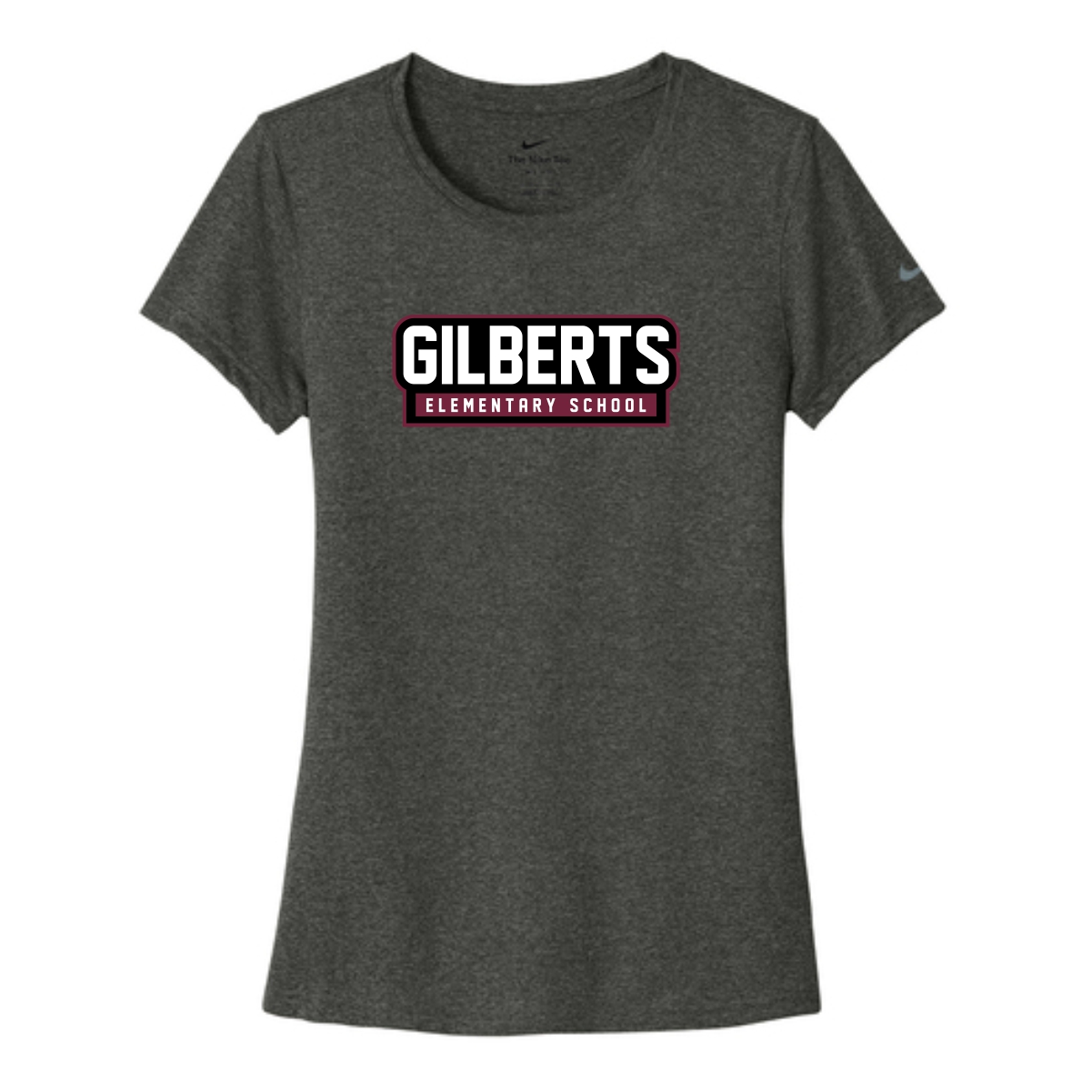 Gilberts Elementary School Ladies Nike Performance Tee with Logo 2 - Image 2