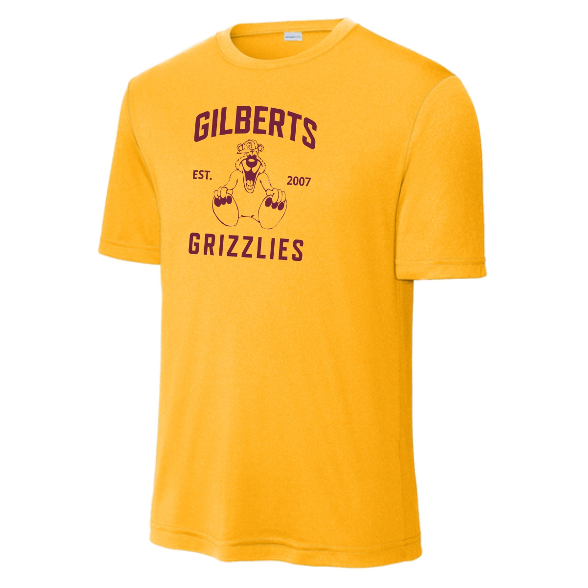 Gilberts Elementary School Adult & Youth Performance Tee with Logo 1 - Image 2