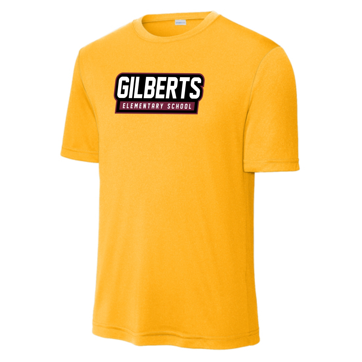 Gilberts Elementary School Adult & Youth Performance Tee with Logo 2 - Image 2