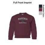 Marengo Basketball Youth Crewneck Sweatshirt