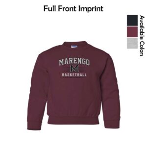 Marengo Basketball Youth Crewneck Sweatshirt