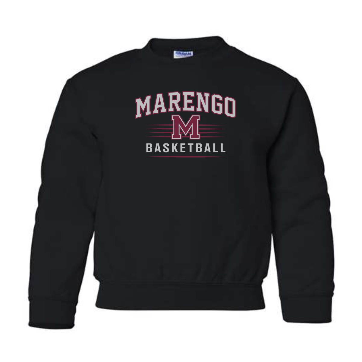 Marengo Basketball Youth Crewneck Sweatshirt - Image 2