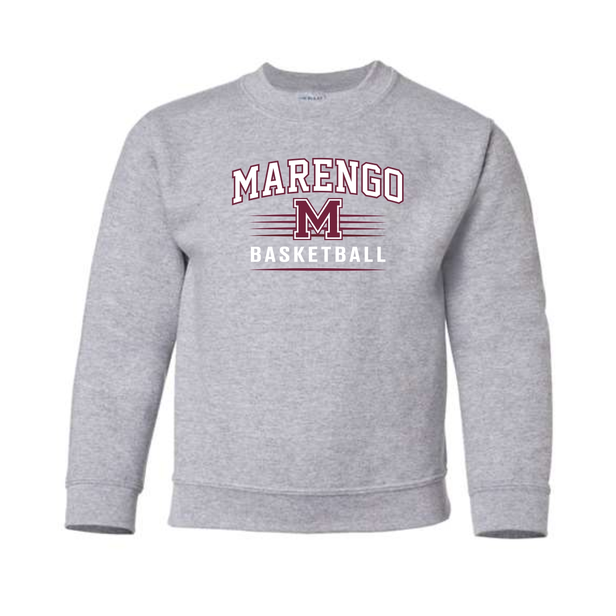 Marengo Basketball Youth Crewneck Sweatshirt - Image 4