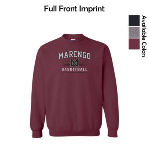 Marengo Basketball Adult Crewneck Sweatshirt