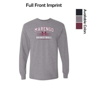 Marengo Basketball Adult Long Sleeve T-Shirt