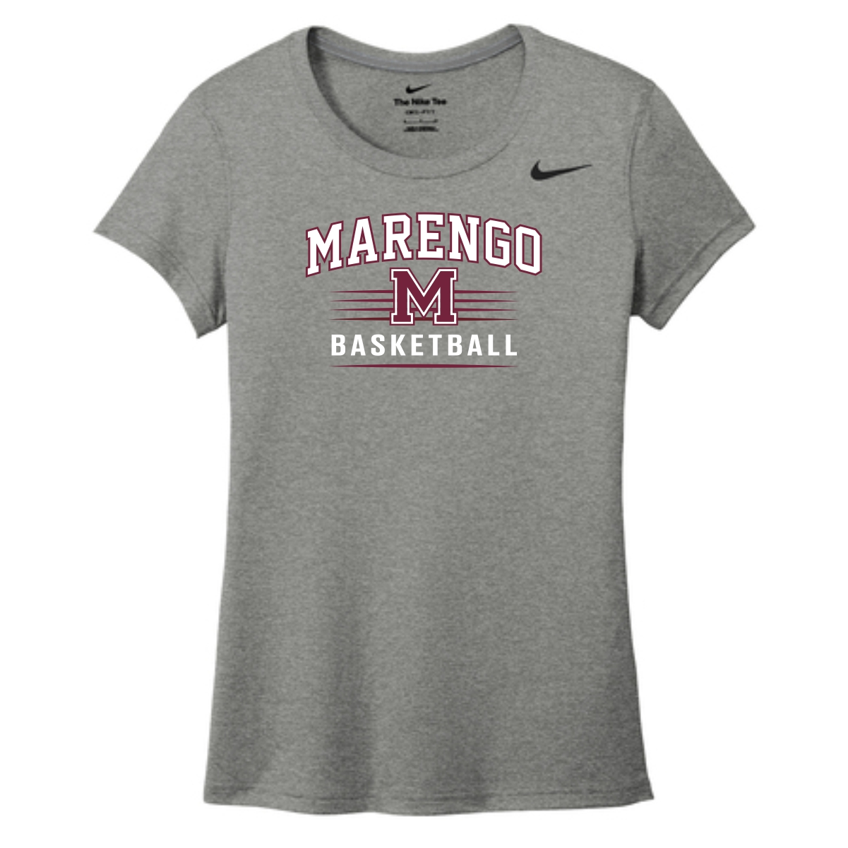 Marengo Basketball Ladies Nike Tee - Image 3