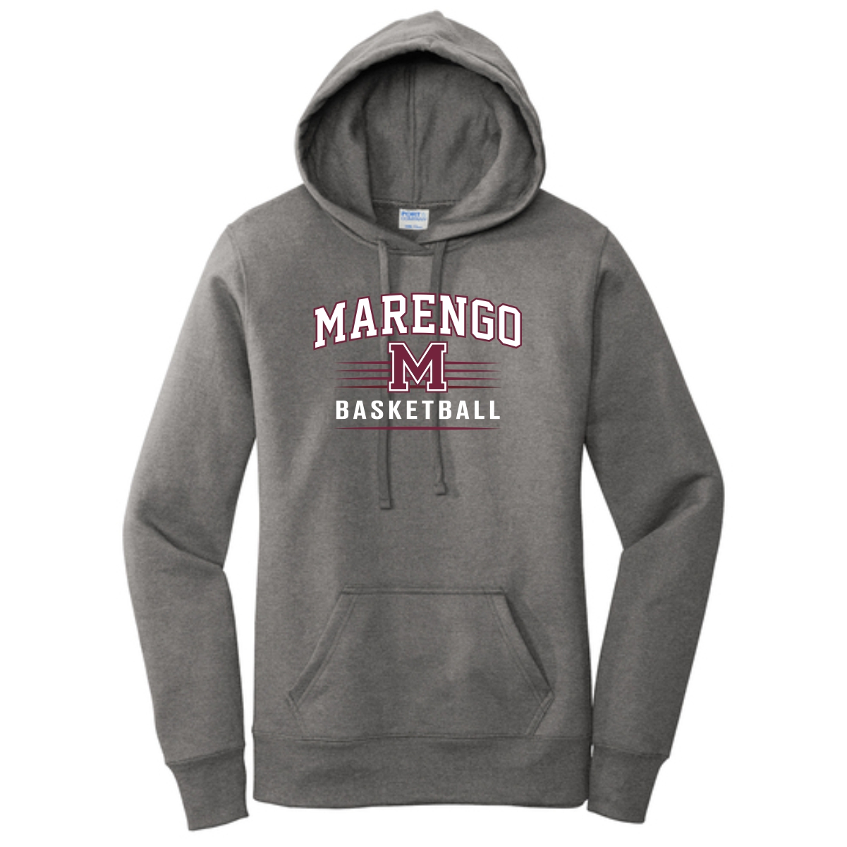 Marengo Basketball Ladies Hooded Sweatshirt - Image 2