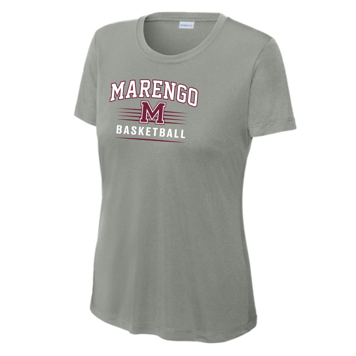 Marengo Basketball Ladies Performance tee - Image 3