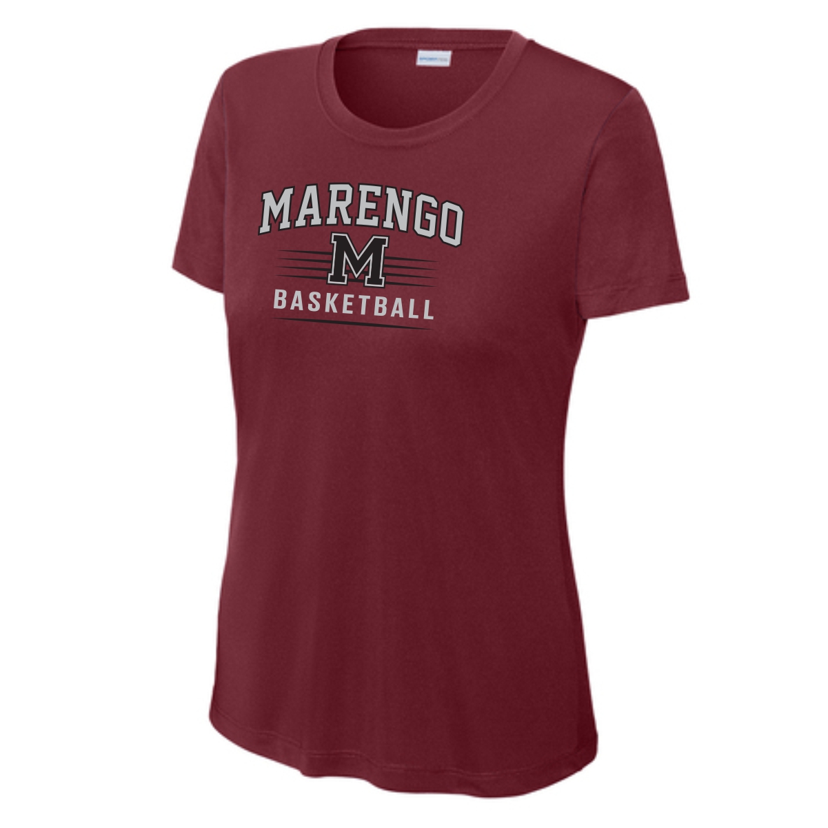 Marengo Basketball Ladies Performance tee - Image 4