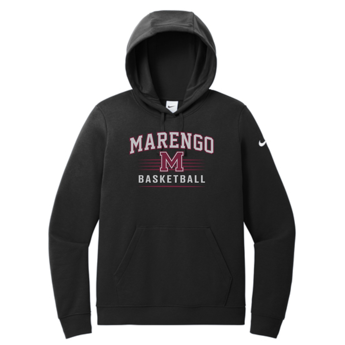 Marengo Basketball Ladies Pullover Hoodie - Image 2