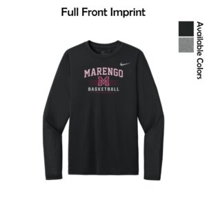 Marengo Basketball Adult Nike Long Sleeve Tee