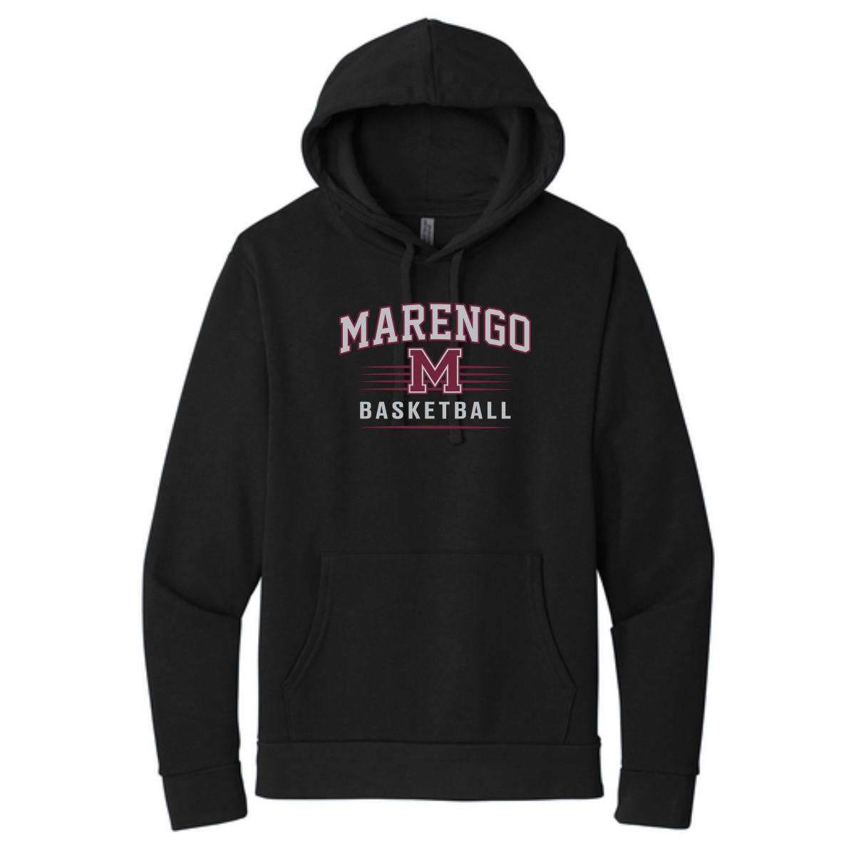 Marengo Basketball Adult Next Level Pullover Hoodie - Image 2