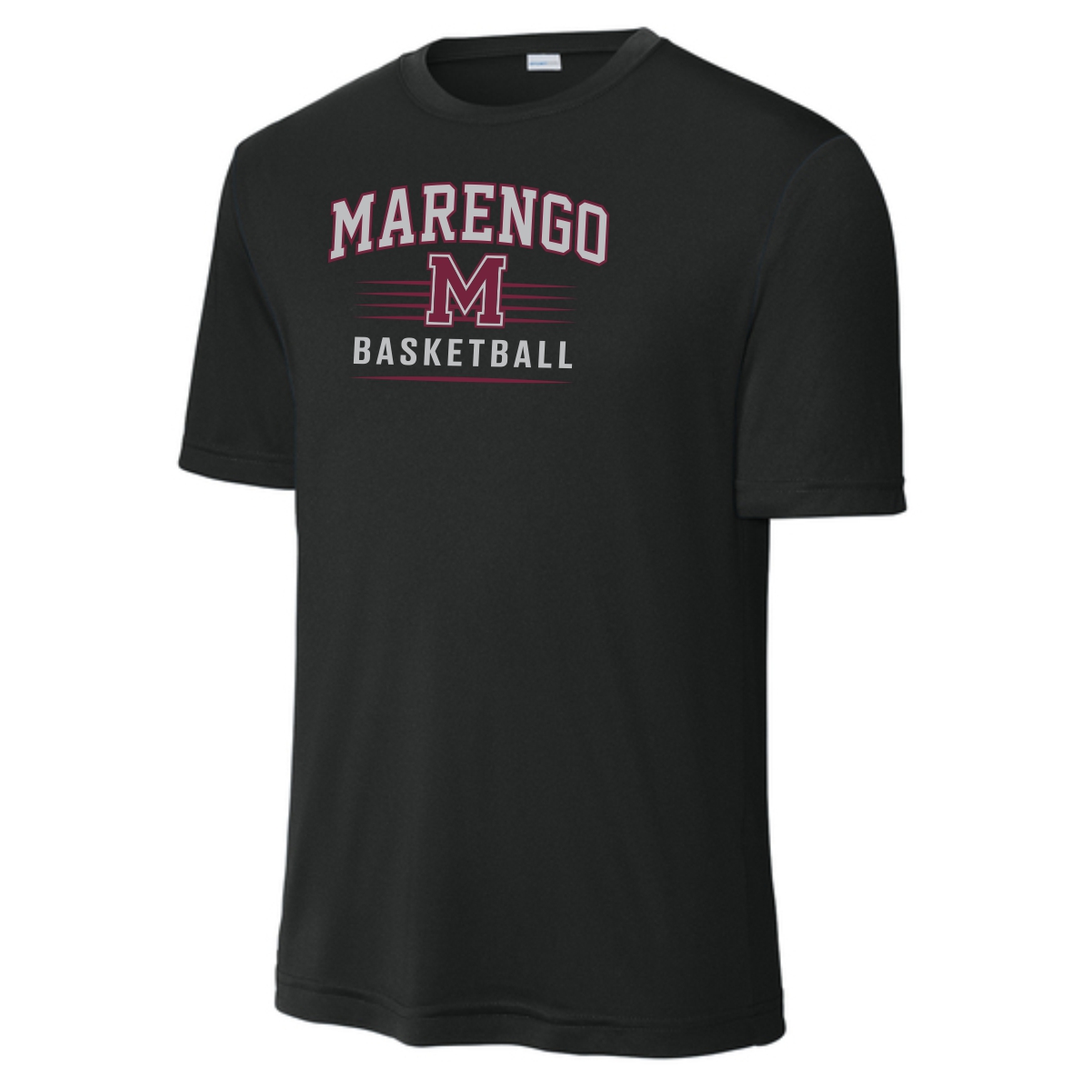 Marengo Basketball Adult & Youth Performance Tee - Image 2