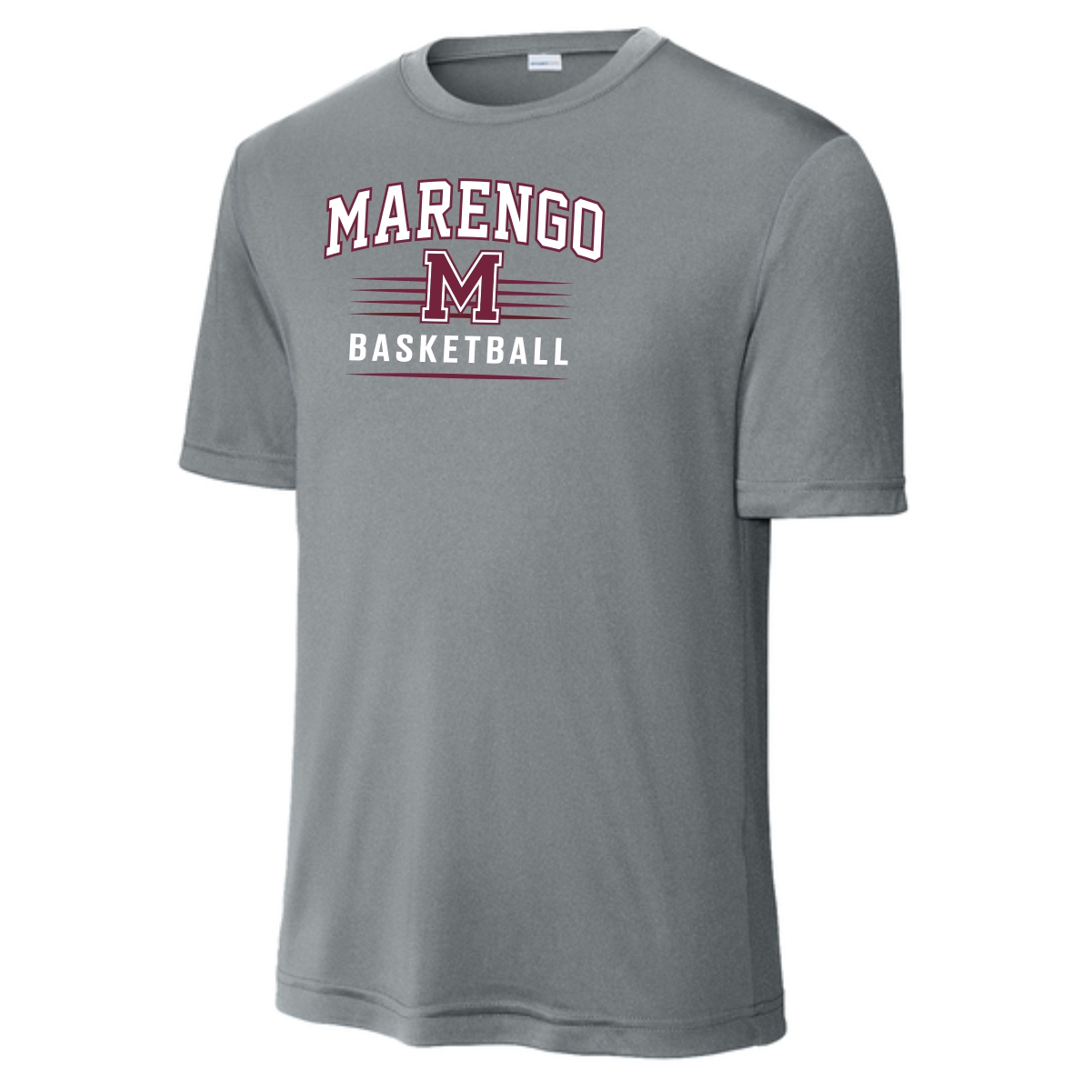 Marengo Basketball Adult & Youth Performance Tee - Image 3
