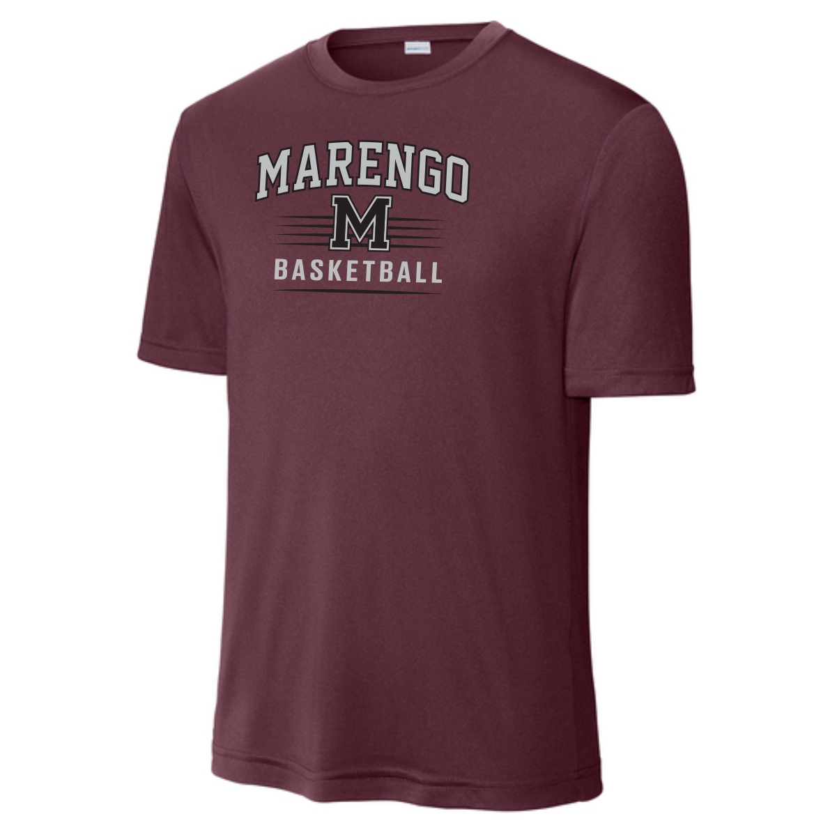 Marengo Basketball Adult & Youth Performance Tee - Image 4