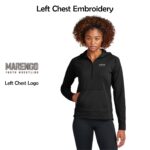 Marengo Youth Wrestling Ladies 1/2-Zip Hoodie