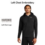 Marengo Youth Wrestling Adult Stretch 1/2-Zip Hoodie