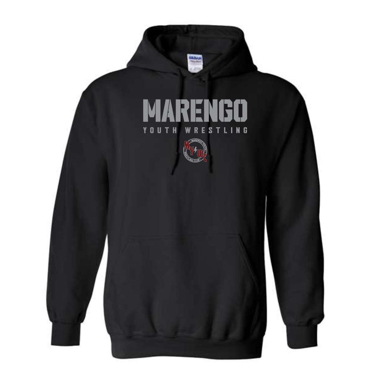 Marengo Youth Wrestling Adult & Youth Hooded Sweatshirt - Image 2