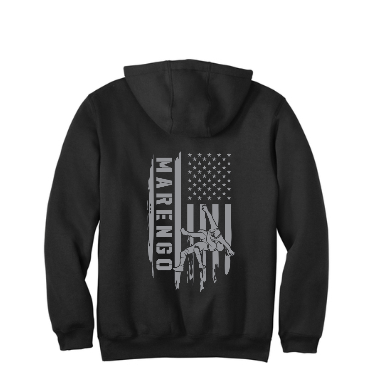Marengo Youth Wrestling Adult Carhartt Midweight Hooded Sweatshirt - Image 3