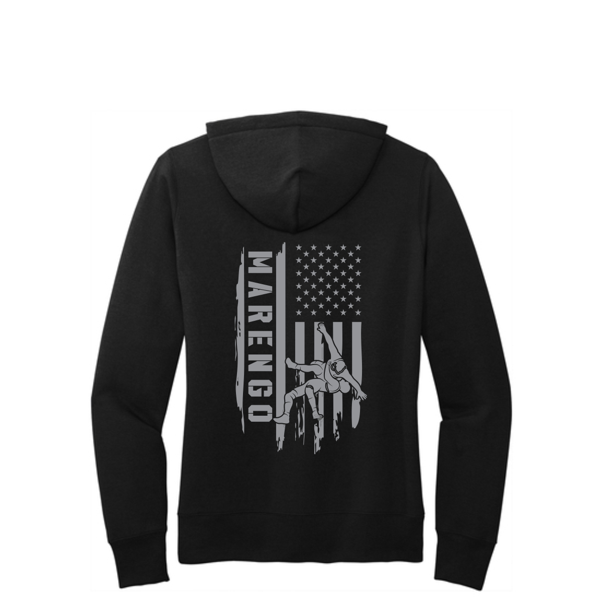Marengo Youth Wrestling Ladies Hooded Sweatshirt - Image 3