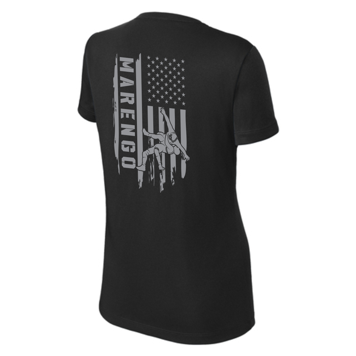 Marengo Youth Wrestling Ladies Performance Tee - Image 3