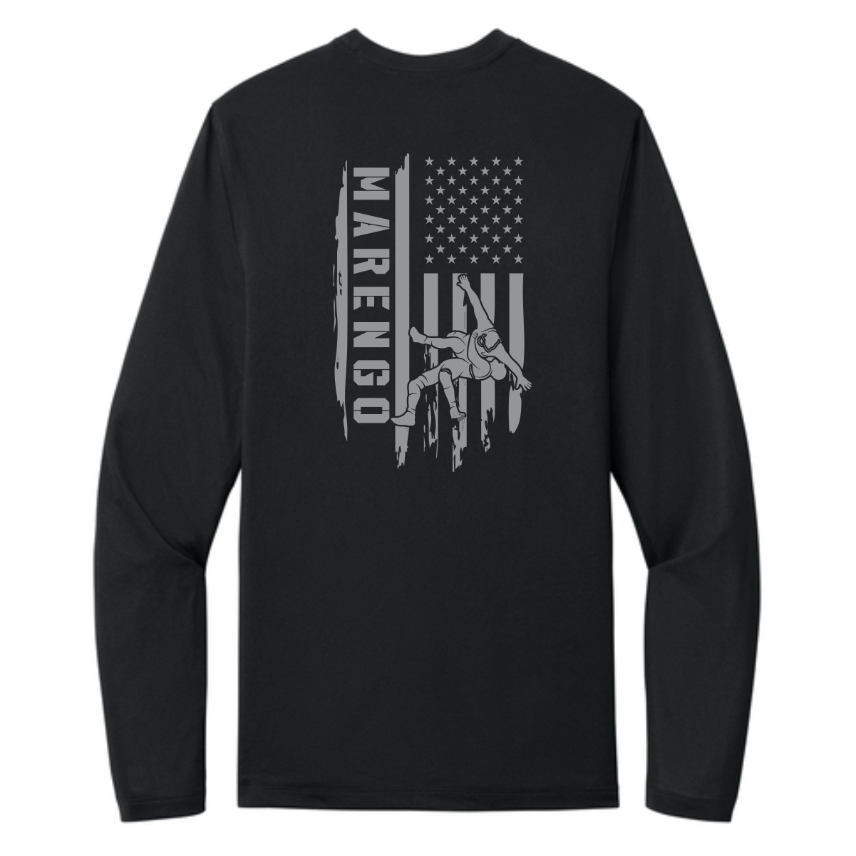 Marengo Youth Wrestling Adult Nike Long Sleeve Tee - Image 3