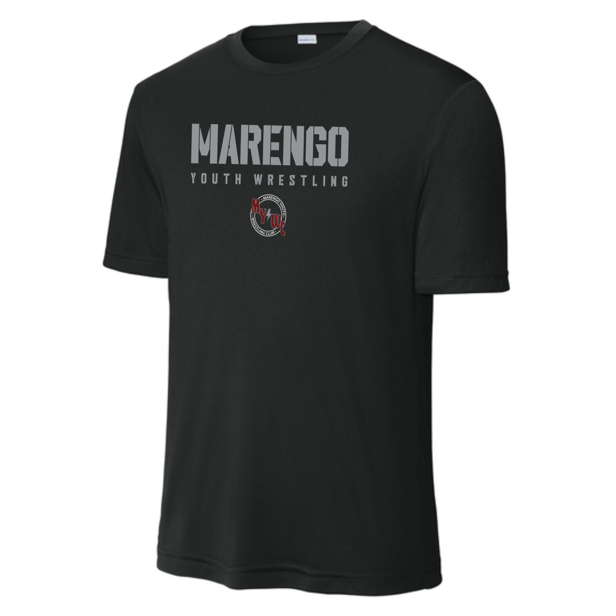 Marengo Youth Wrestling Adult & Youth Performance Tee - Image 2