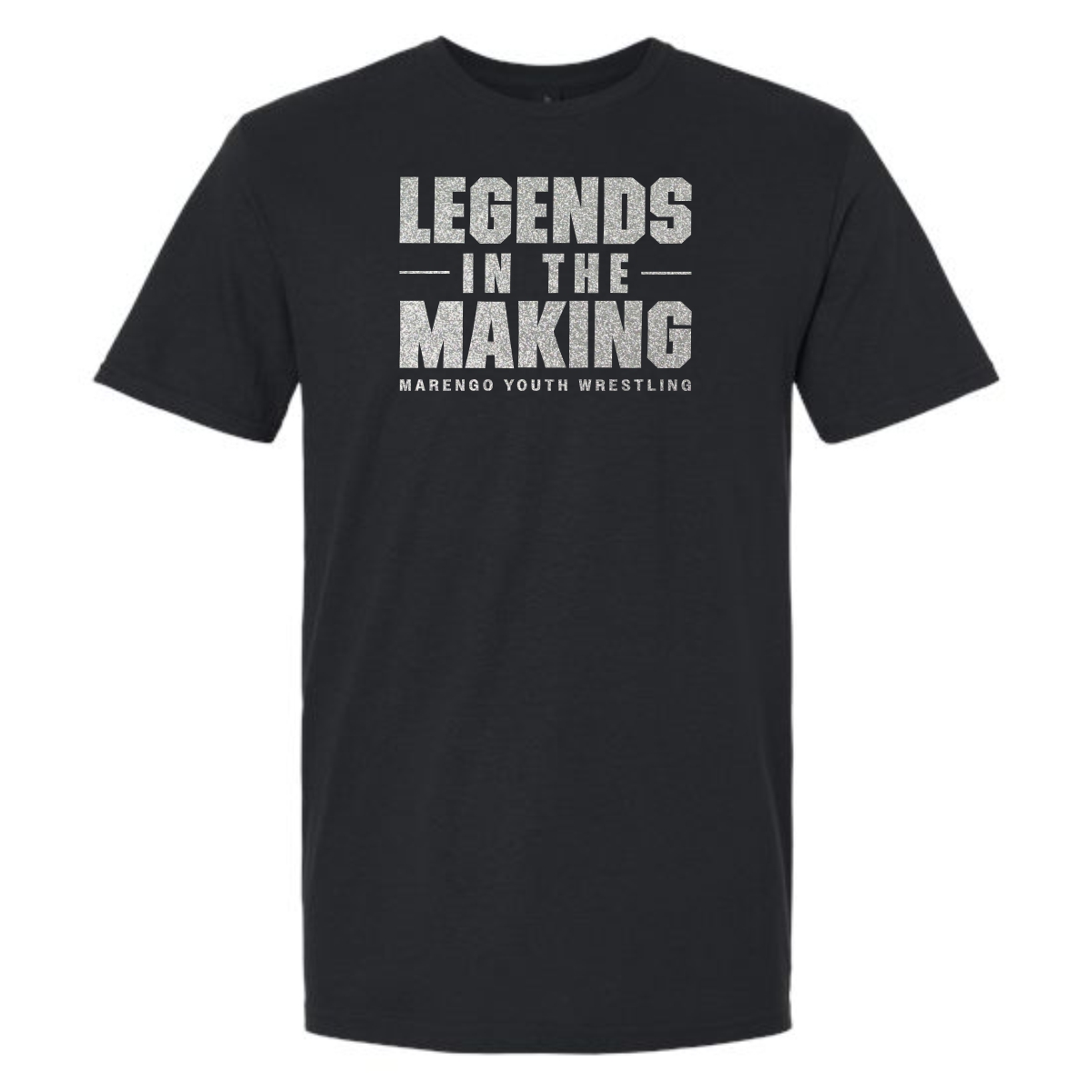 Marengo Youth Wrestling T-Shirt with Glitter Vinyl - Image 2