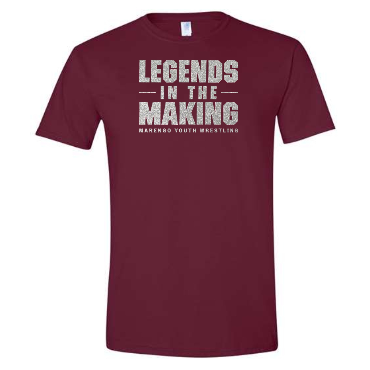 Marengo Youth Wrestling T-Shirt with Glitter Vinyl - Image 3